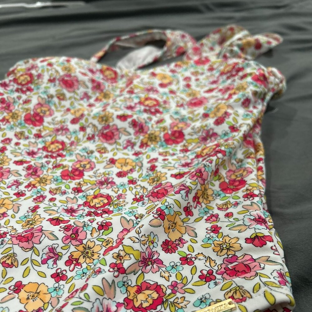 NWOT FLORAL - WALLFLOWER SWIM SUIT - SZ MEDIUM